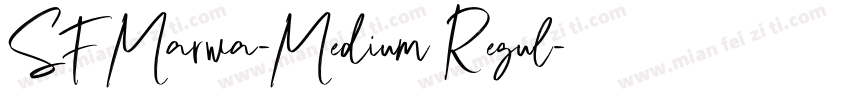 SFMarwa-Medium Regul字体转换
